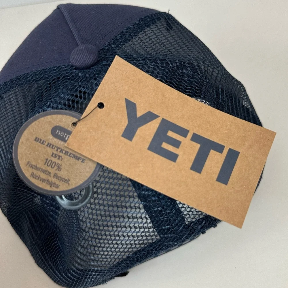 YETI Men's Star Badge Trucker Hat USA MSRP $25 Cap Netted Built For The … - Picture 5 of 13